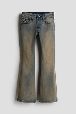 Flared Leg Low Jeans