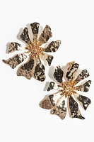 Flower-Shaped Earrings