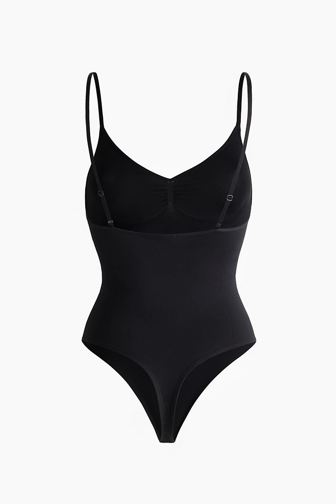 Stretchy & Sculpting Firm Shape Thong Bodysuit