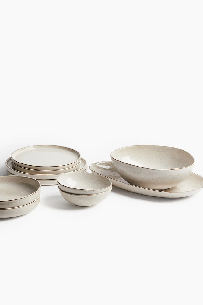 Grande assiette en grès