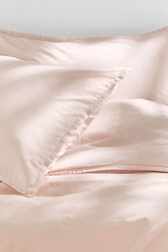 Washed Cotton King/Queen Duvet Cover Set