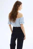 Off-the-Shoulder Crop Top