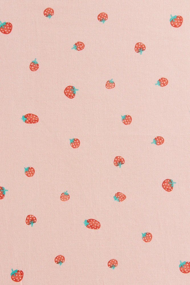 Patterned Cotton Fitted Sheet
