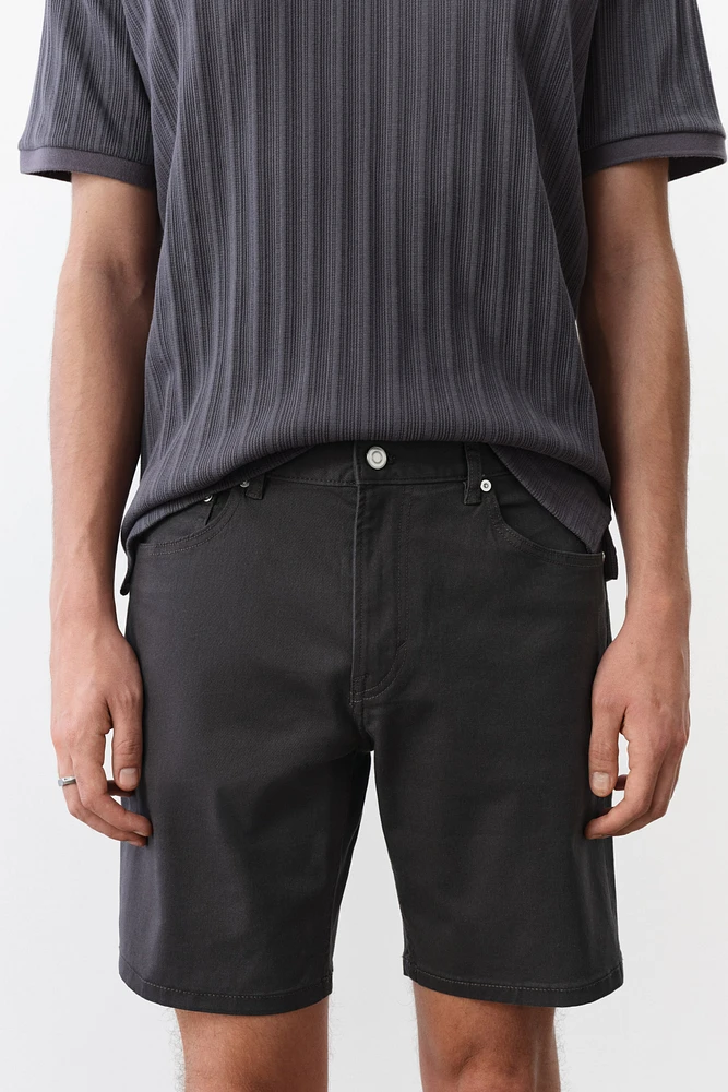 Regular-Fit Twill Shorts