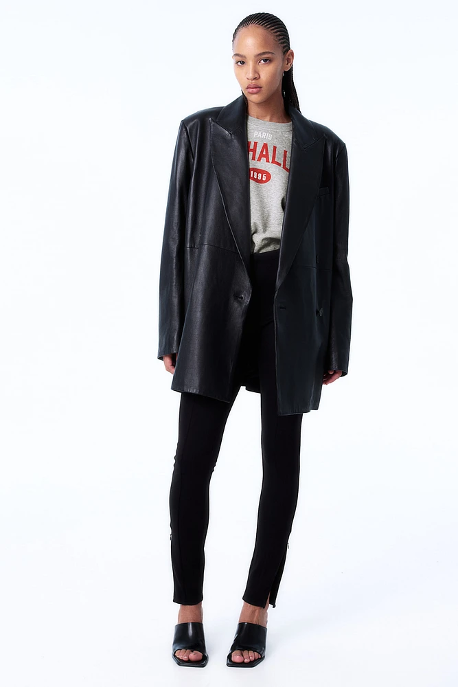 Oversized Motif-Front Sweatshirt