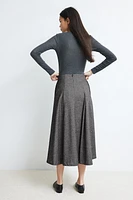 A-Line Midi Skirt