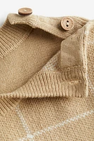 Jacquard-knit Sweater