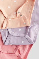 3-pack Cotton Bodysuits