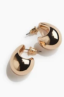Boucles d'oreilles épaisses et bombées