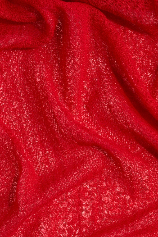 Linen-blend Shawl
