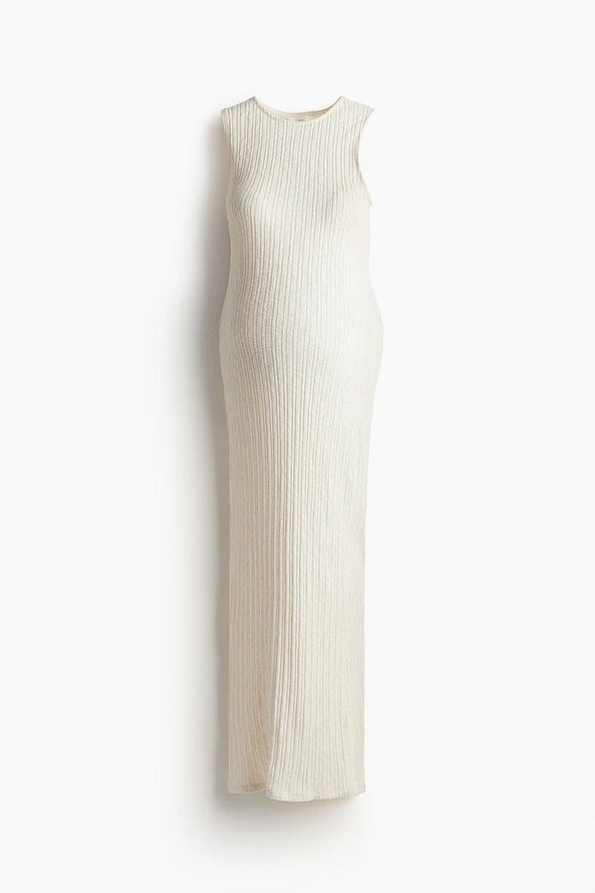 MAMA Ribbed Jersey Dress