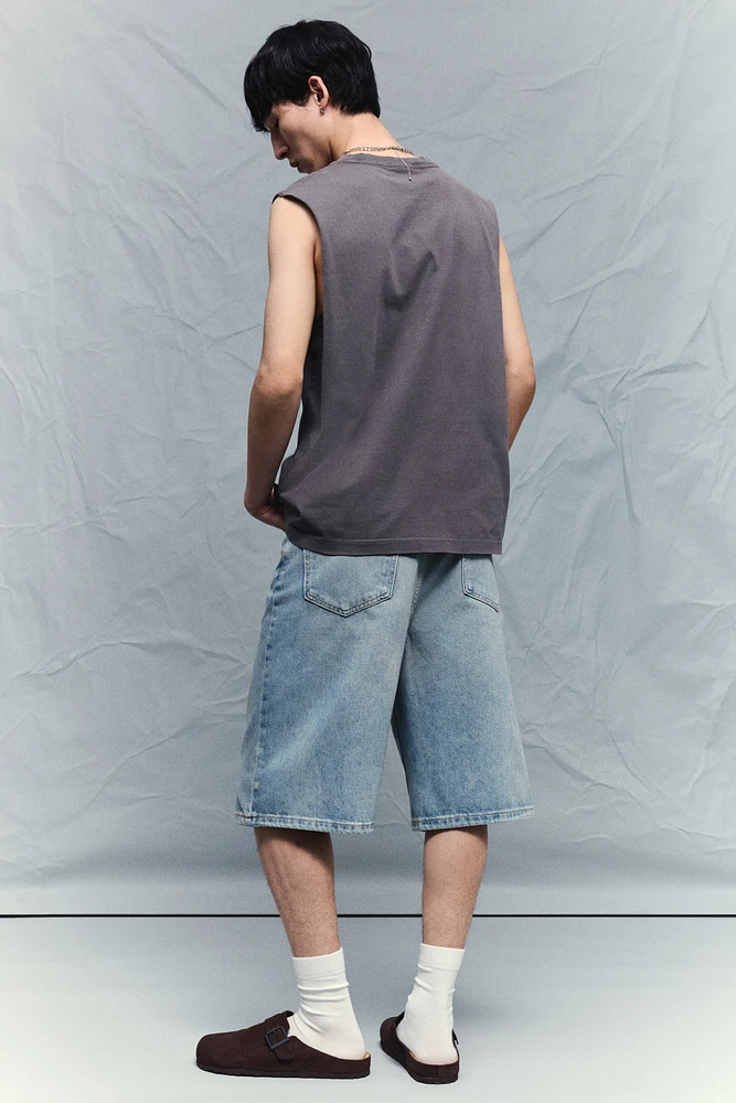 Baggy Denim Shorts