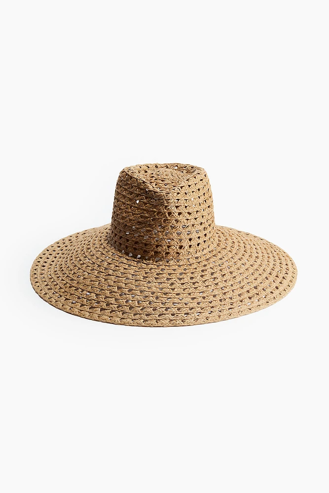 Wide Brim Straw Hat