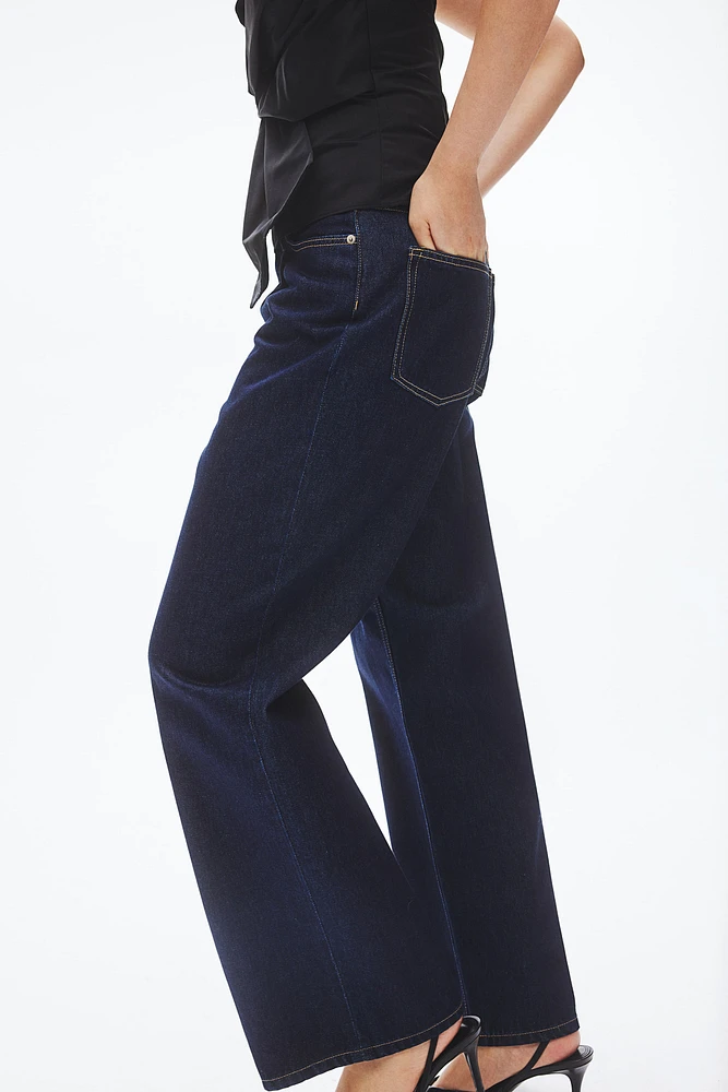 Wide-leg Denim Pants