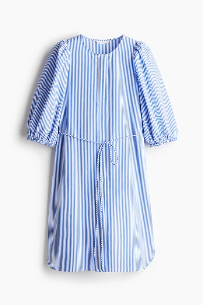 Puff-Sleeved Dress