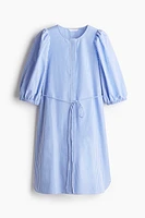 Puff-Sleeved Dress