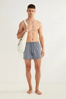 Seersucker Swim Shorts