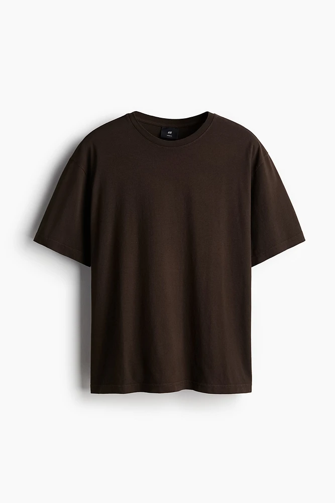 Loose Fit Washed-Look T-Shirt