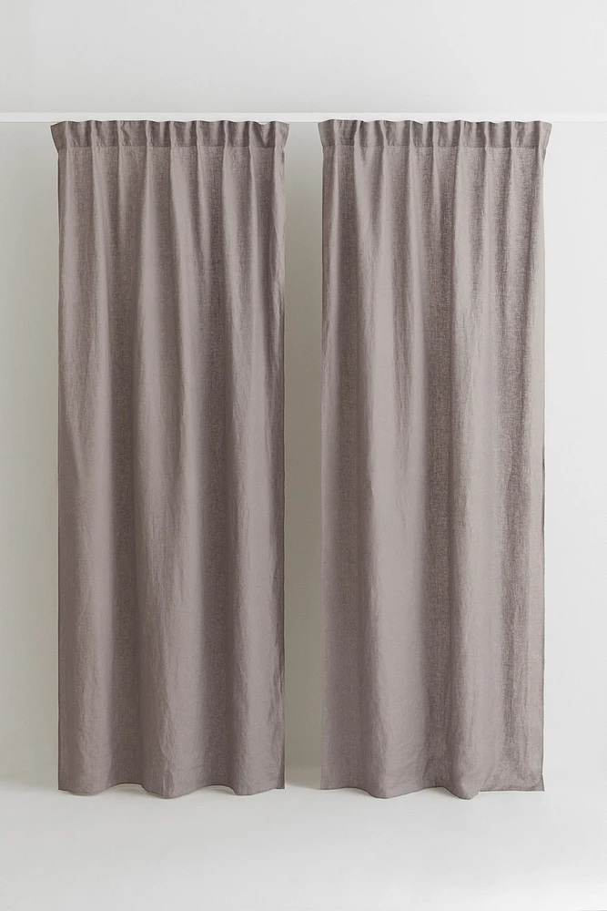 2-pack Multiway Linen Curtains