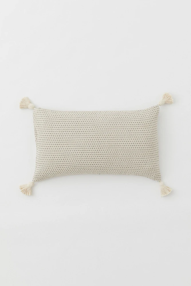 Tasseled Cushion Cover