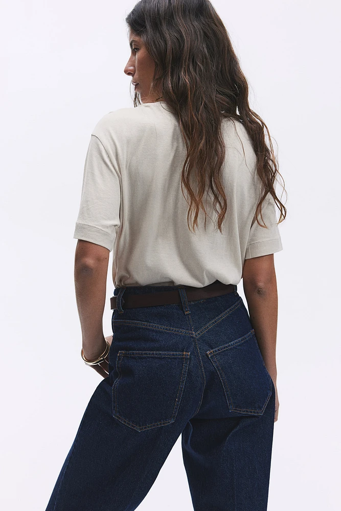 T-shirt en soie mélangée