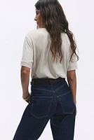 T-shirt en soie mélangée