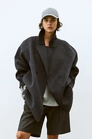 Wool-Blend Coat