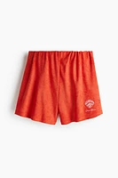 Short en tissu éponge
