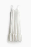 Tie-Shoulder-Strap Beach Dress
