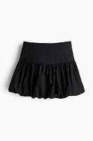 Bubble-hem Mini Skirt