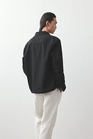 Regular Fit Cotton twill overshirt