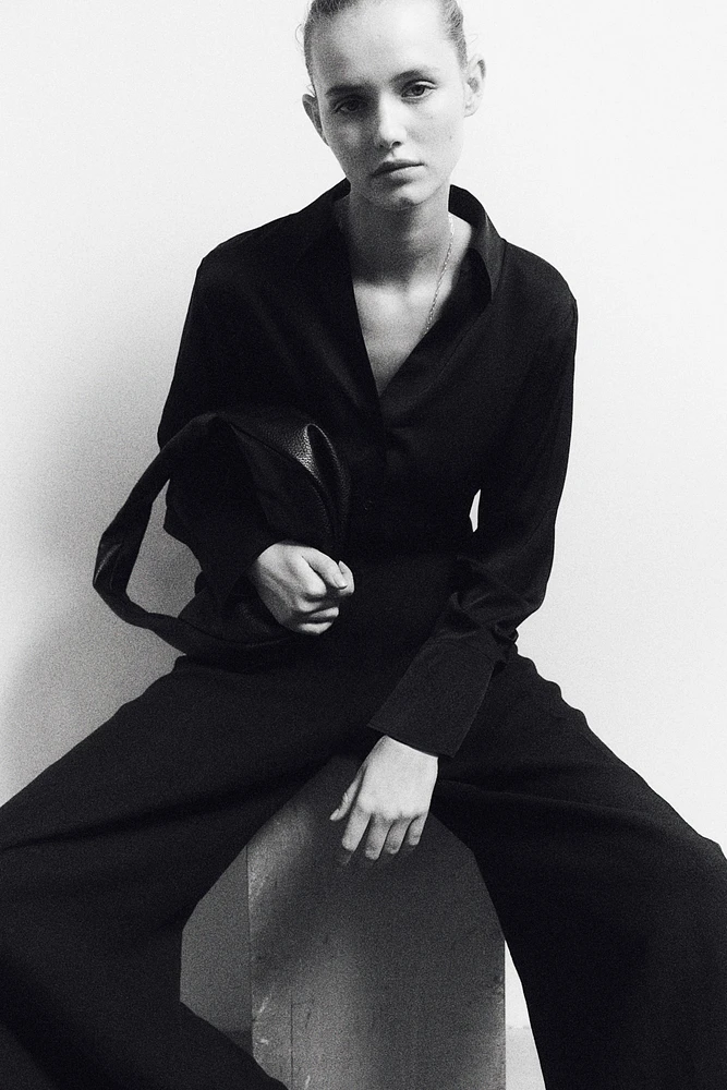Blouse à encolure en V