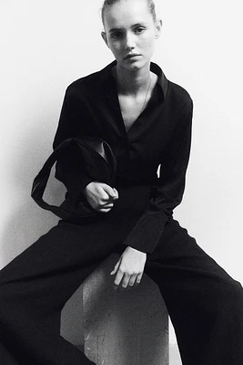 Blouse à encolure en V