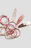 Hair Elastics and Clips