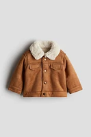 Jacket with Teddy Fleece Collar