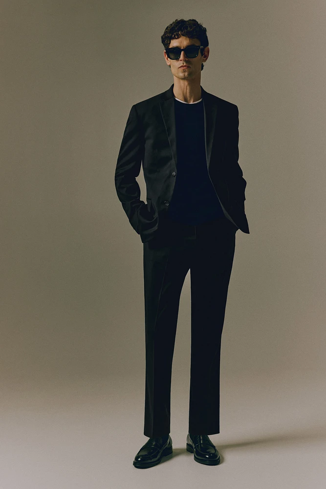 Slim-Fit Suit Pants