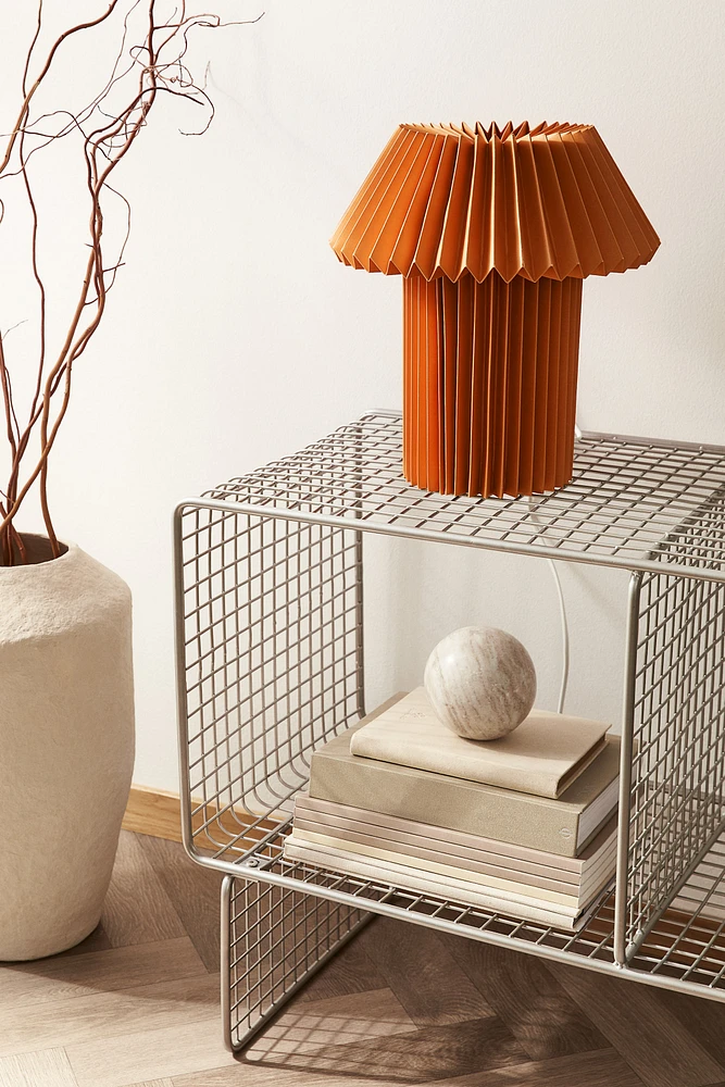 Pleated Paper Table Lamp