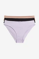 3-pack Picot-trimmed Briefs