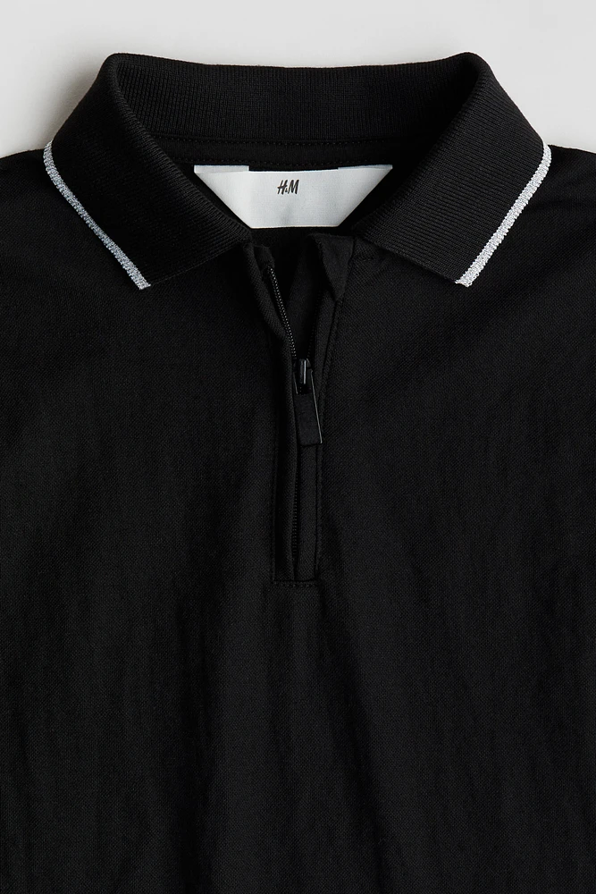 Half-Zip Polo Shirt