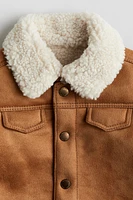 Jacket with Teddy Fleece Collar