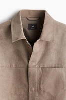 Regular Fit Napped Overshirt