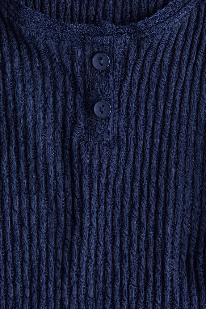 Pointelle Cotton Tank Top