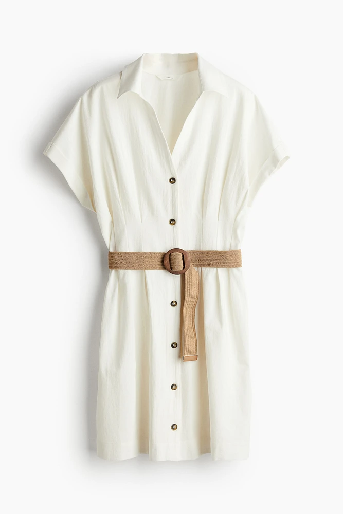 Shirt Dress with Belt