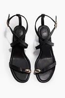 Block-Heeled Sandals