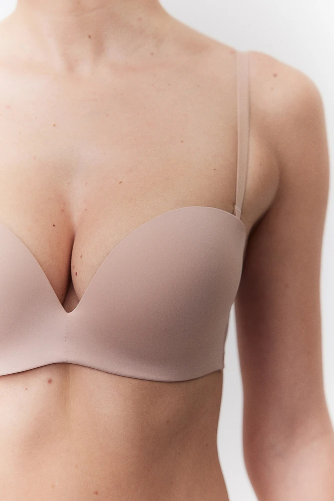 Microfiber Super Push-up Balconette Bra