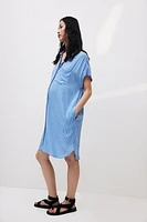 MAMA Tie-belt Shirt Dress