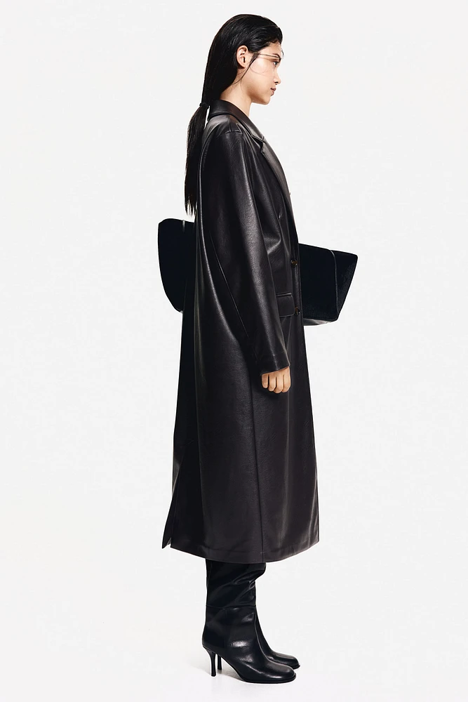 Oversized Coated Coat