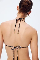 Push-Up Triangle Bikini Top
