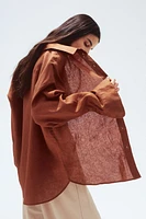 Chemise ample en lin