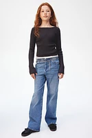 Baggy Fit Bootcut Leg Jeans